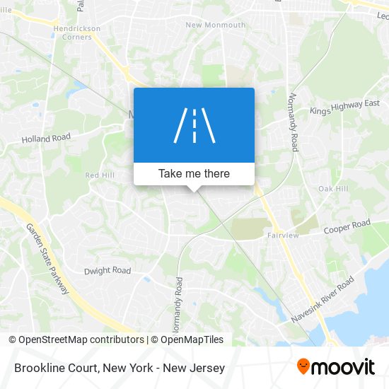 Mapa de Brookline Court