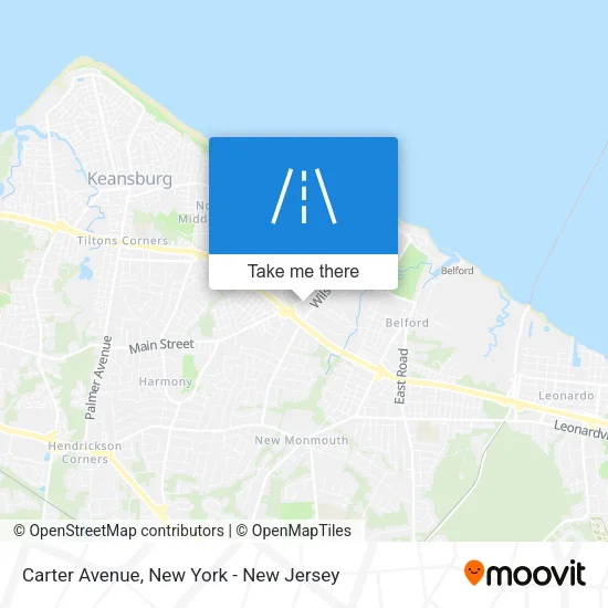 Mapa de Carter Avenue