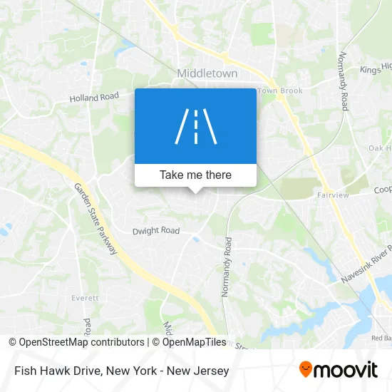 Fish Hawk Drive map