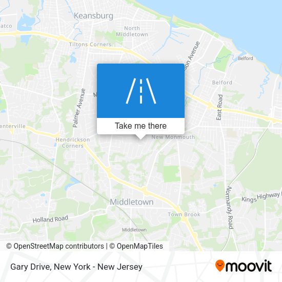 Gary Drive map