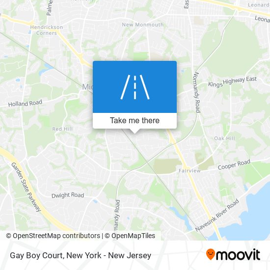 Gay Boy Court map