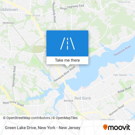 Green Lake Drive map