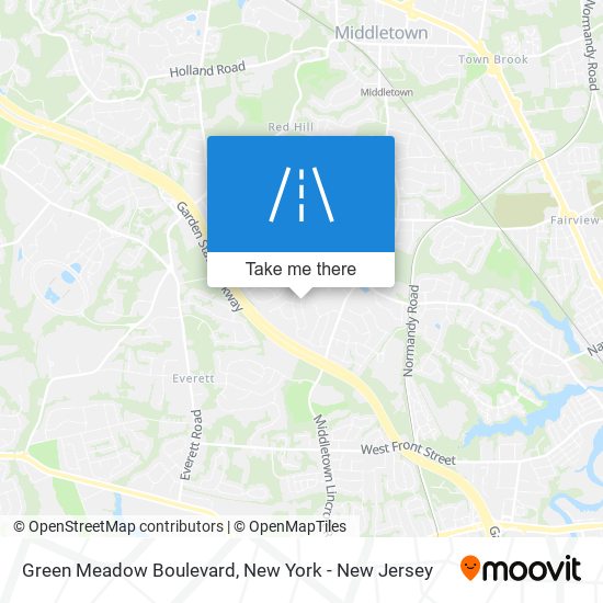 Mapa de Green Meadow Boulevard