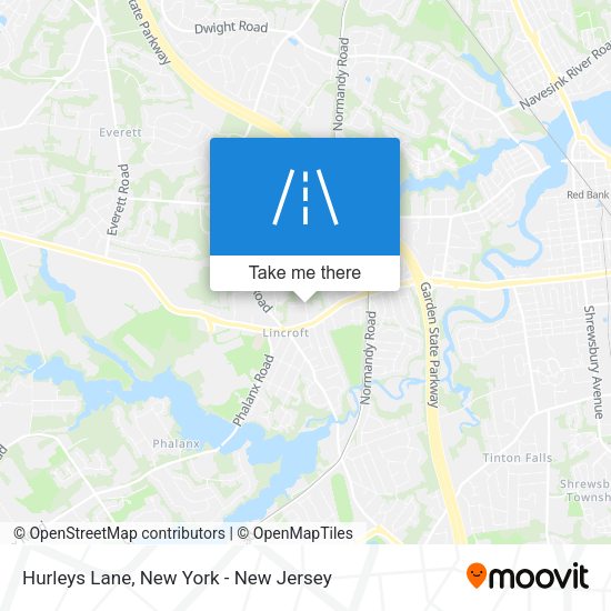 Hurleys Lane map