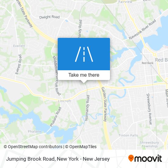 Jumping Brook Road map