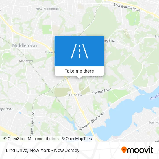 Lind Drive map