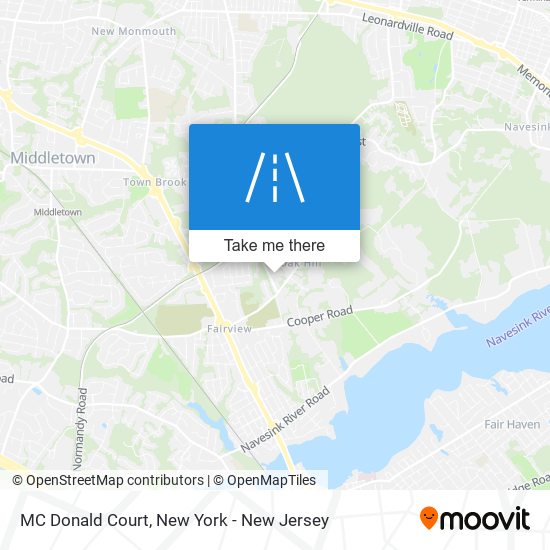 MC Donald Court map