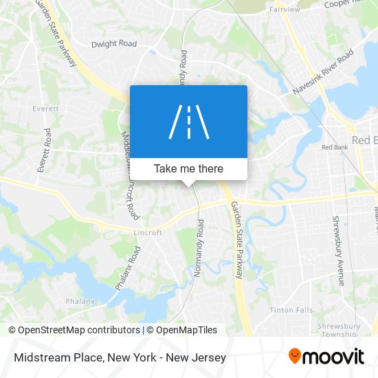 Midstream Place map