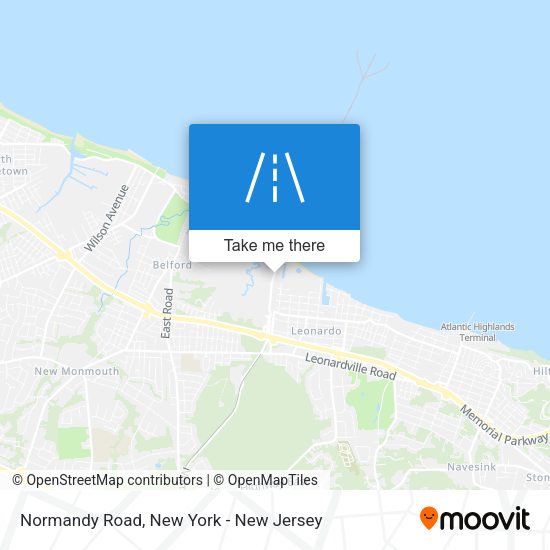 Mapa de Normandy Road