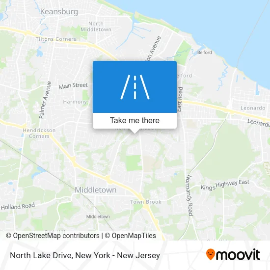 North Lake Drive map