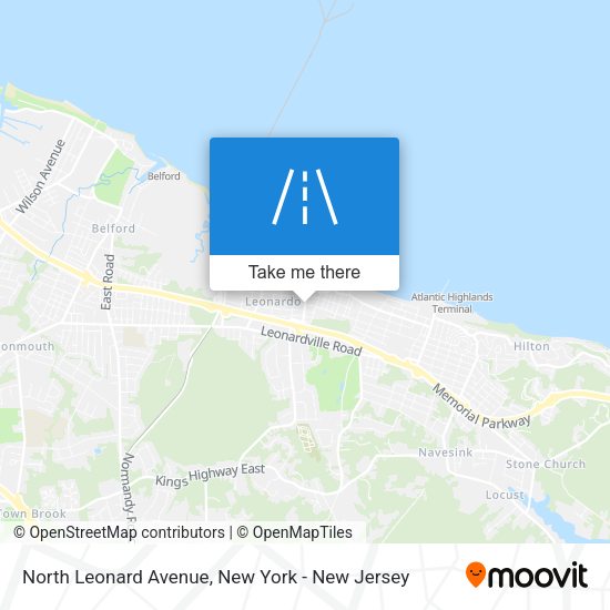Mapa de North Leonard Avenue