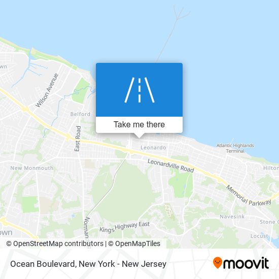 Ocean Boulevard map