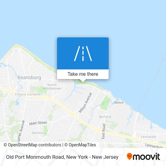 Mapa de Old Port Monmouth Road