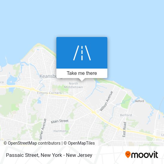 Mapa de Passaic Street