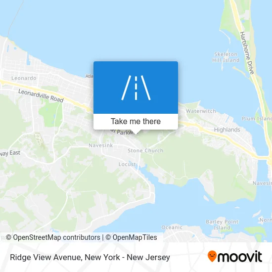 Ridge View Avenue map