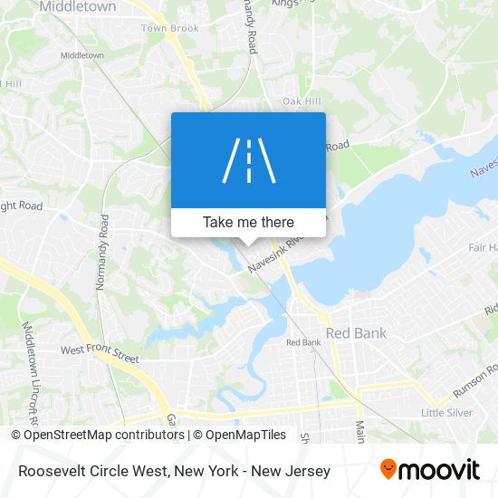 Mapa de Roosevelt Circle West