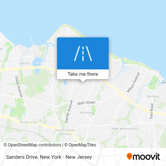 Sanders Drive map