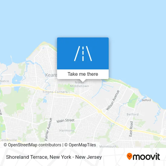 Shoreland Terrace map