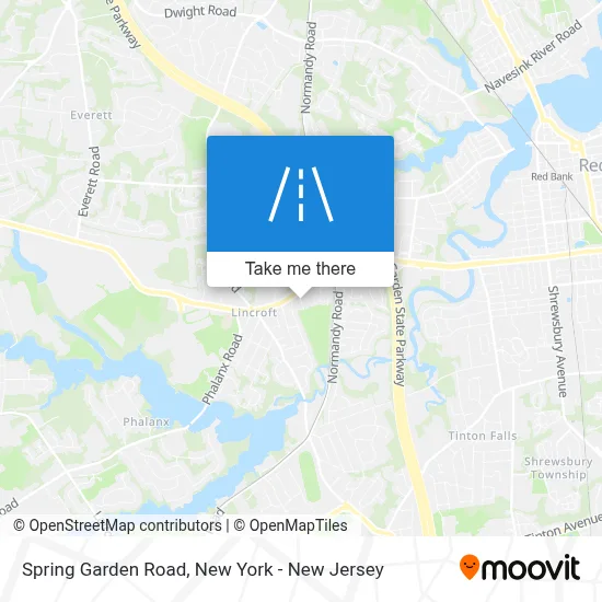 Spring Garden Road map