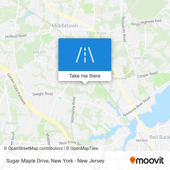Sugar Maple Drive map