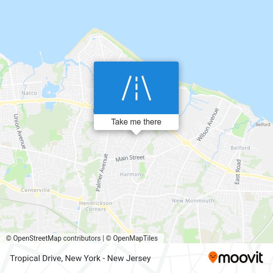 Mapa de Tropical Drive