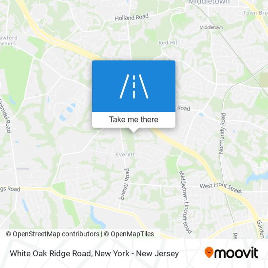Mapa de White Oak Ridge Road