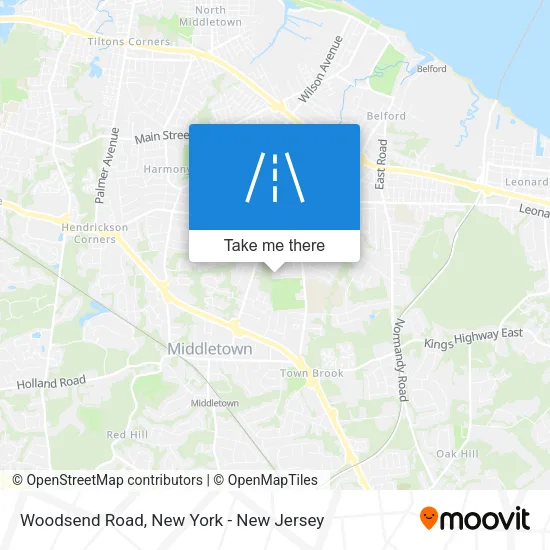 Woodsend Road map