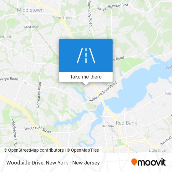 Mapa de Woodside Drive