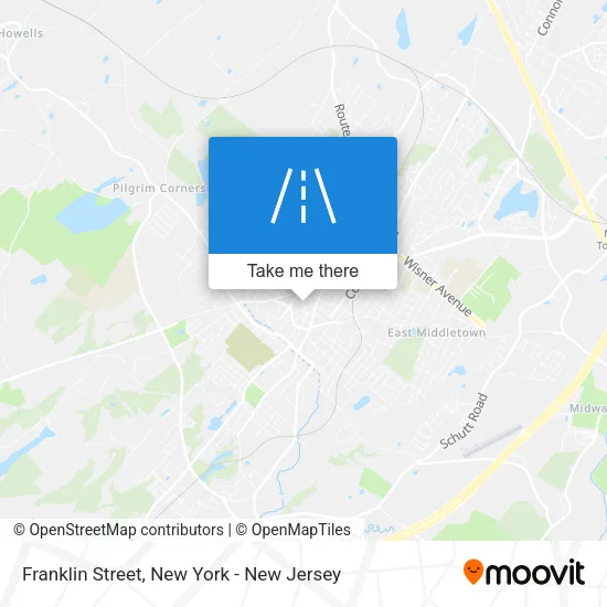 Franklin Street map