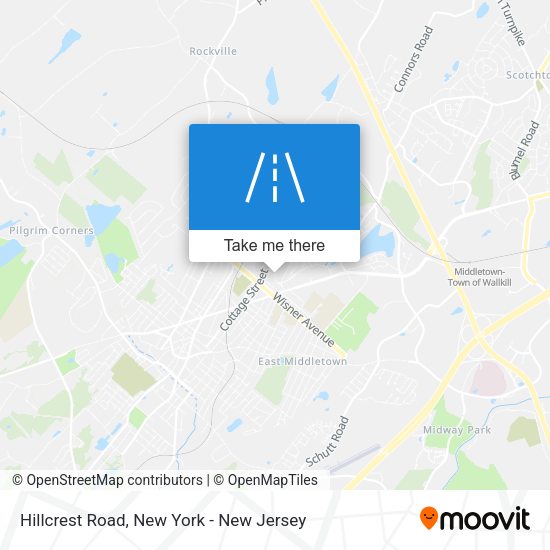 Mapa de Hillcrest Road