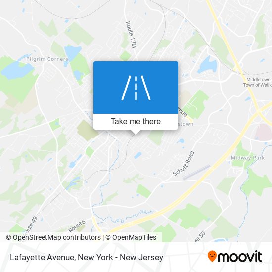 Mapa de Lafayette Avenue