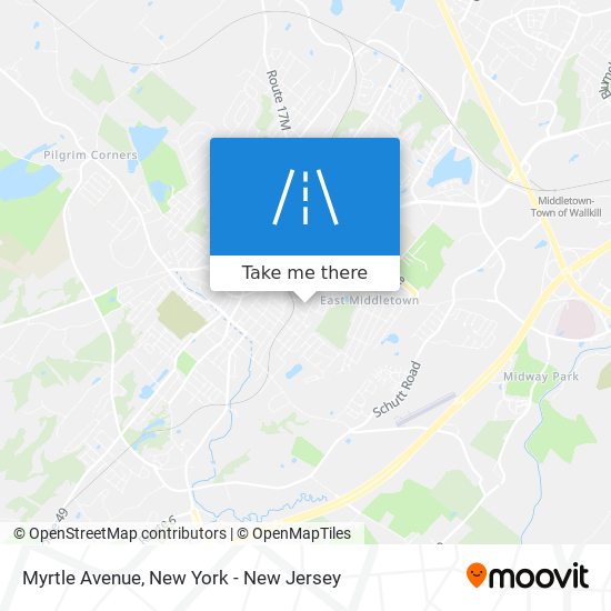 Mapa de Myrtle Avenue