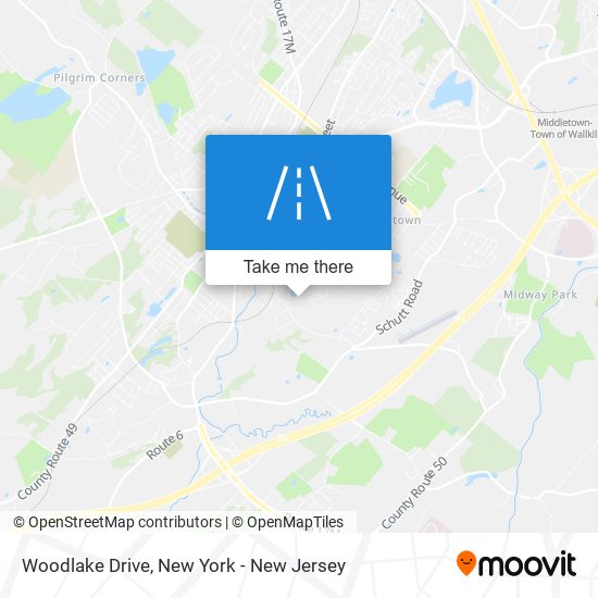 Mapa de Woodlake Drive