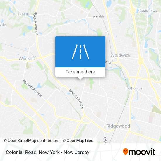 Mapa de Colonial Road