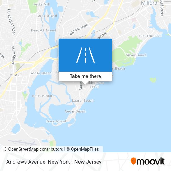 Mapa de Andrews Avenue