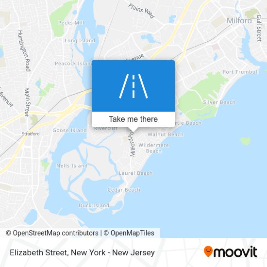 Mapa de Elizabeth Street