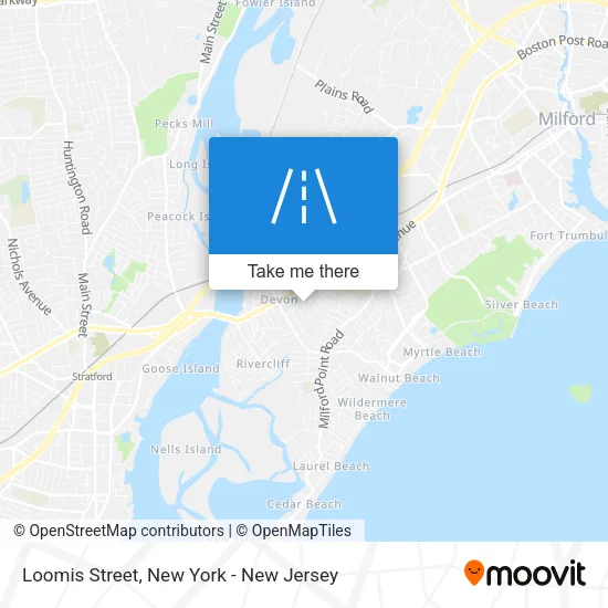 Mapa de Loomis Street