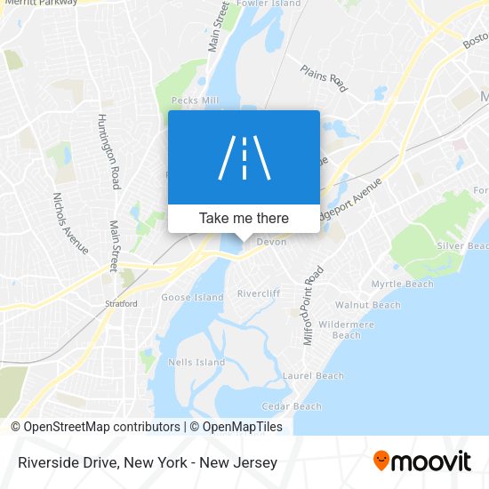 Mapa de Riverside Drive