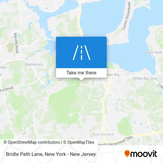 Bridle Path Lane map