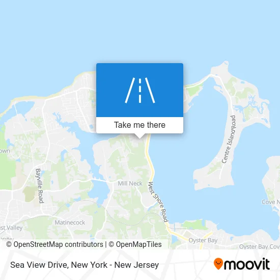 Sea View Drive map