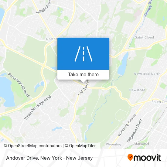 Andover Drive map
