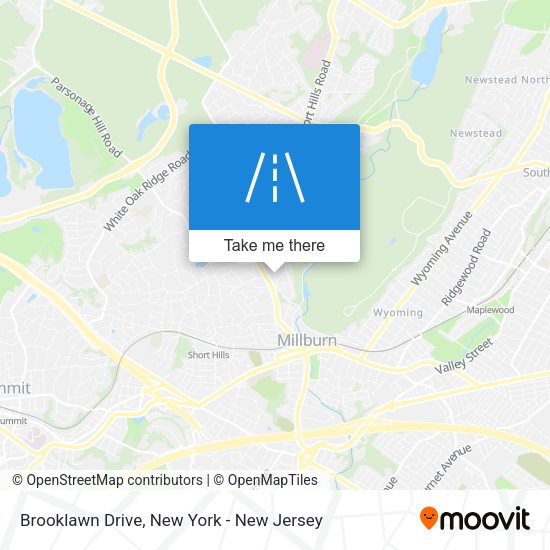 Brooklawn Drive map