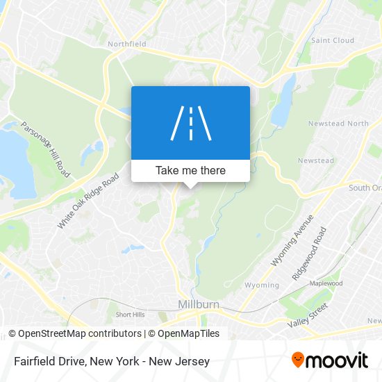 Fairfield Drive map