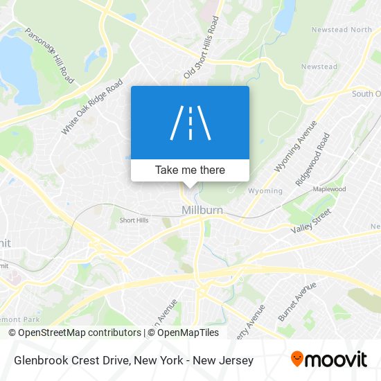 Glenbrook Crest Drive map