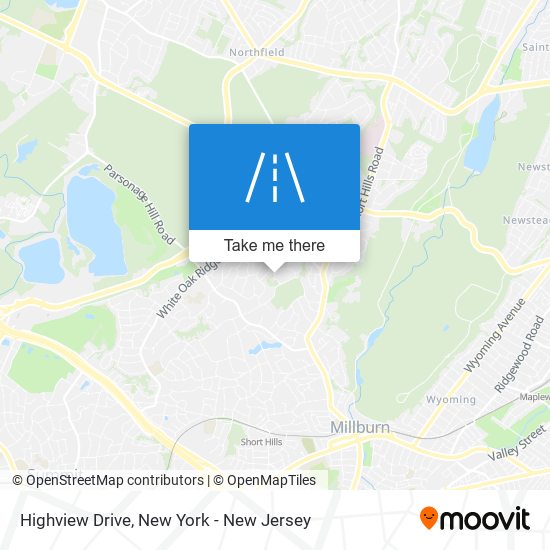 Highview Drive map