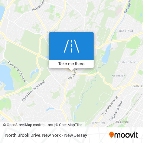 North Brook Drive map