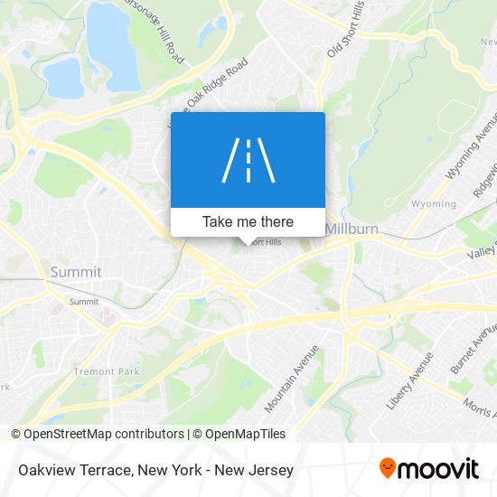 Oakview Terrace map