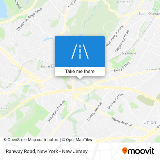 Mapa de Rahway Road