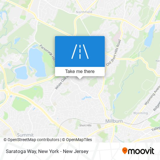 Mapa de Saratoga Way