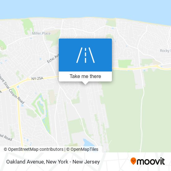 Oakland Avenue map